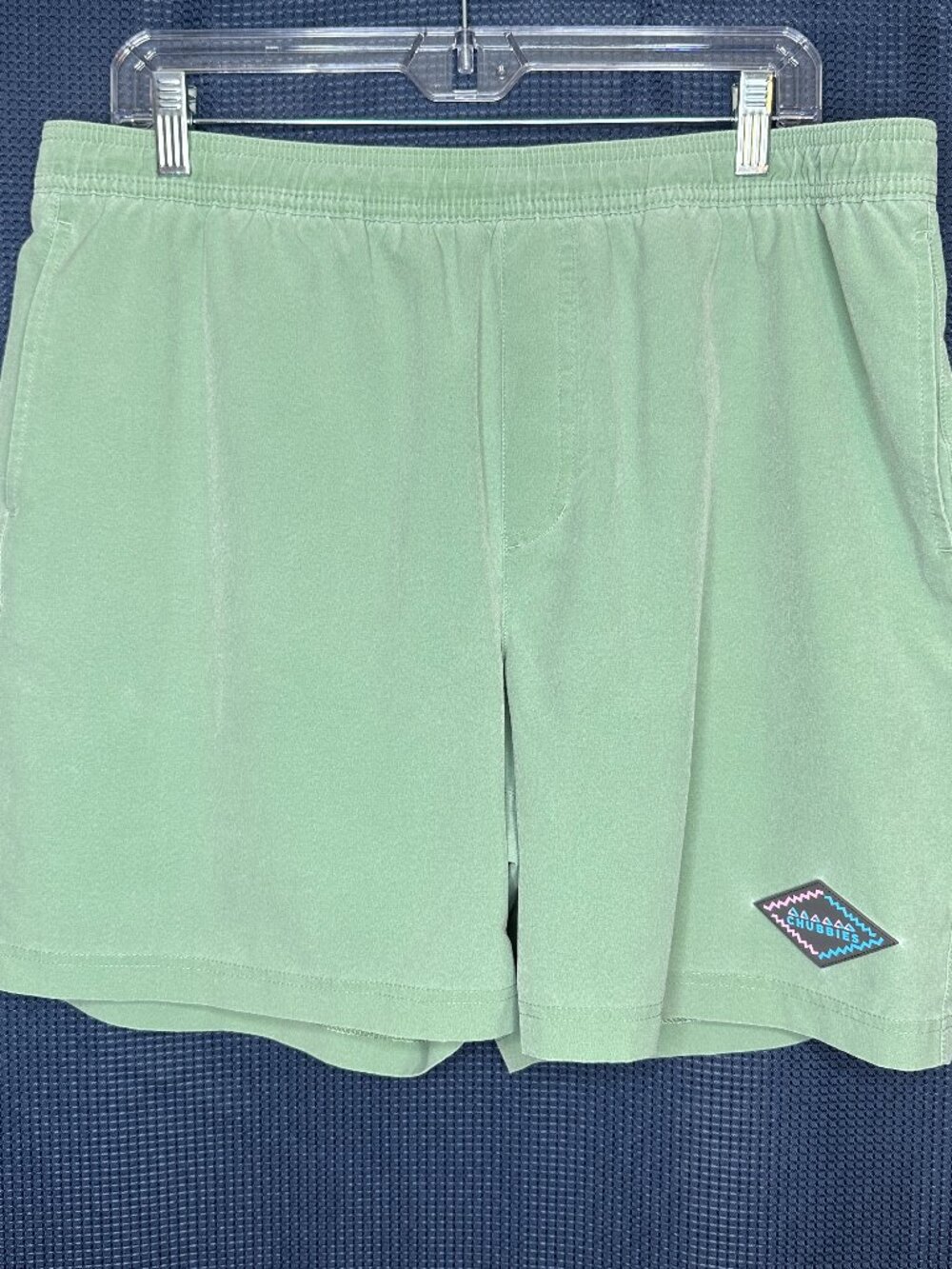 Chubbies Men’s Pull-On Swim Shorts, X-Large Swim Beach Resort Outdoor Lt Green